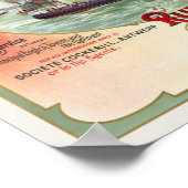 Ostend - London Belgium Vintage Poster 1900 (Coin)