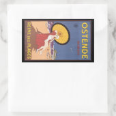 Ostende - Belgique Rechthoekige Sticker (Tas)