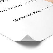 Osteoartritis van de wervelkolom Poster (Hoek)