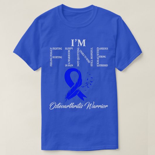 Osteoartritis Warrior Im Fine T-shirt (Design voorkant)