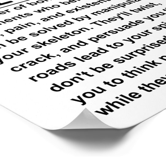 Osteopath Poster (Hoek)