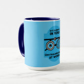 Ostéopathie OEil chirurgiens Mug (Devant gauche)