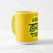 Ostéopathie OEil chirurgiens Mug (Devant gauche)