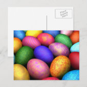 Ostereier (Pasen) Briefkaart (Voorkant / Achterkant)