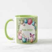 Osterkranz: Frohe Ostern - Mok (Links)