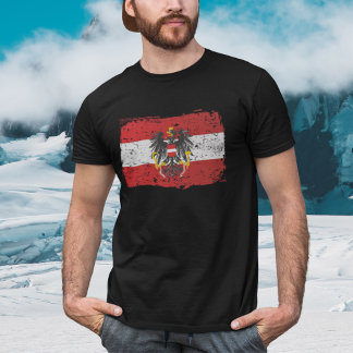 Österreich Austria Flagge - Geschenk T-shirt