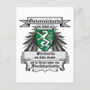 Österreich Steirerin von Gottes Gnaden Wappen Briefkaart