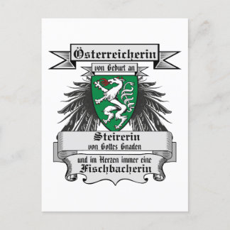 Österreich Steirerin von Gottes Gnaden Wappen  Briefkaart
