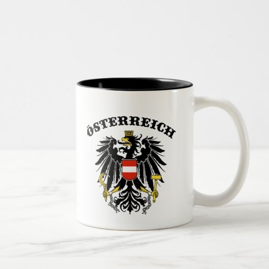 Osterreich Tweekleurige Koffiemok (Rechts)