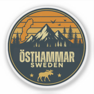 Östhammar, Zweden Sverige Sticker