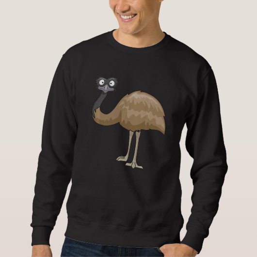 Ostrich Bird  Cute Birds Animal  Graphic Trui (Voorkant)