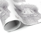 Ostrich Face Cadeaupapier (Rol Hoek)