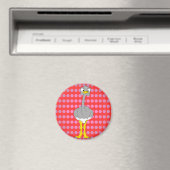 Ostrich Magnet Magneet (Insitu (Vaatwasser))