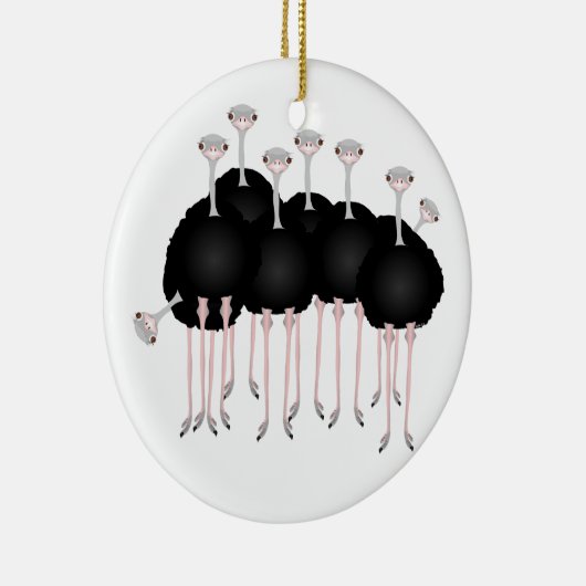 Ostrich Ornament (Rechts)