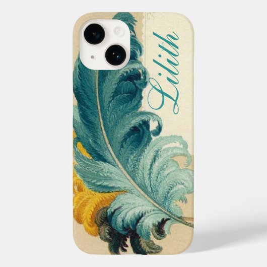 Ostrich Plume Case-Mate iPhone Case (Achterkant)