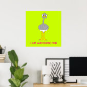Ostrich Poster (Bureau à domicile)