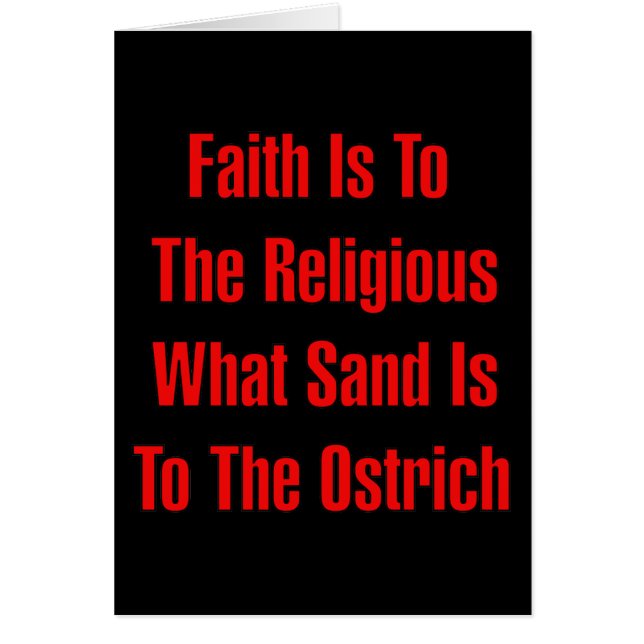 Ostrich-religie (Voorkant)