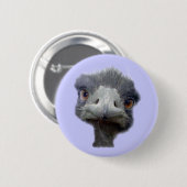 Ostrich Ronde Button 5,7 Cm (Voorkant /achterkant)