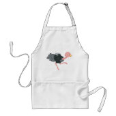 Ostrich Running Standaard Schort (Voorkant)