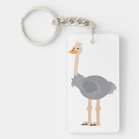 Ostrich Sleutelhanger (Voorkant)
