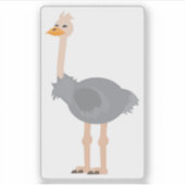 Ostrich Sticker (Voorkant)