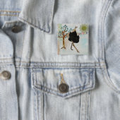 Ostrich Sunshine Button (In situ)