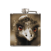 Ostriches Aangepaste kolf zoeken Heupfles (Achterkant)