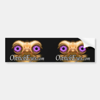 OstrichFace Double BumperSticker