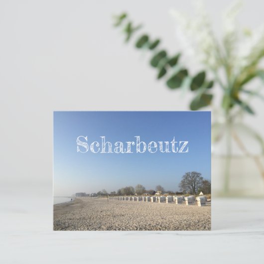 Ostsee Scharbeutz Briefkaart (Staand voorkant)