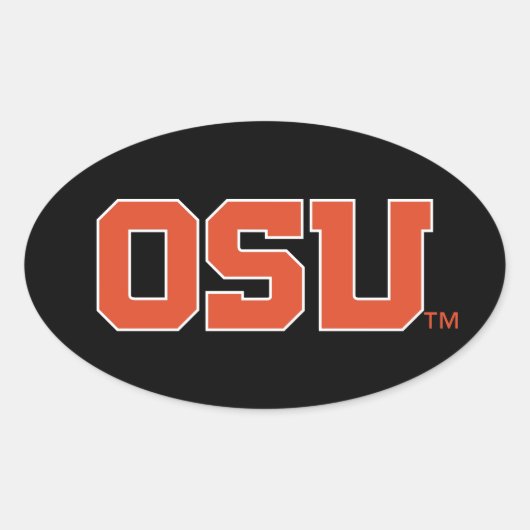 OSU OVALE STICKER (Voorkant)