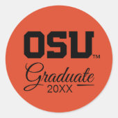 OSU RONDE STICKER (Voorkant)