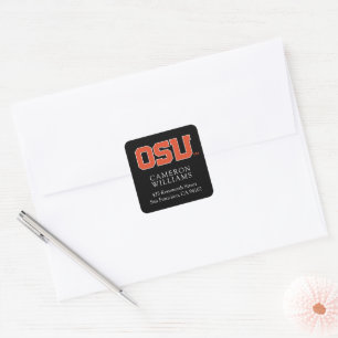 OSU VIERKANTE STICKER