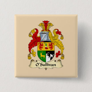 O'Sullivan Family Coat of Arms Button 