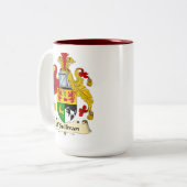 O'Sullivan Family Coat of Arms Two-Tone Coffee Mug (Devant gauche)