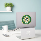 O'Sullivan Ierse Schild/Keltisch Kruis Persoonlijk Sticker (Laptop op bureau)