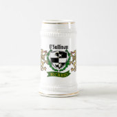 O'Sullivan/Sullivan Irish Shield gepersonaliseerd Bierpul (Center)