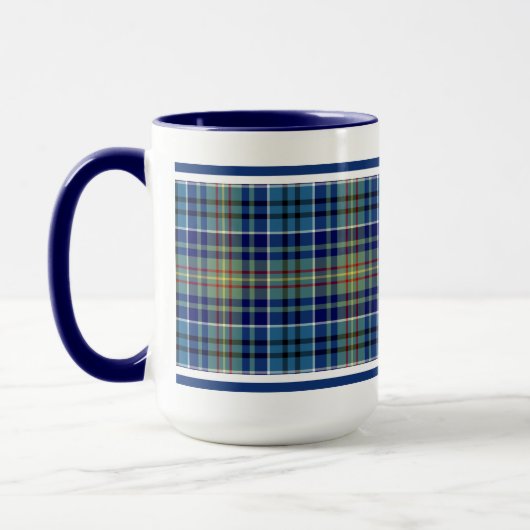 O'Sullivan Tartan Bright Blue Irish Pset Mok (Links)