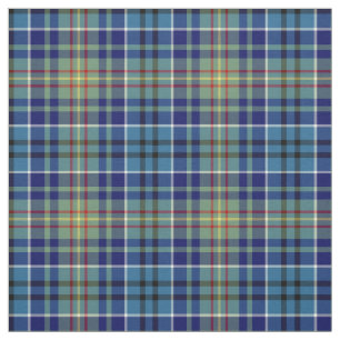 O'Sullivan Tartan Bright Blue Irish Pset Stof