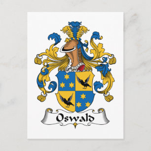 Oswald Family Crest Briefkaart