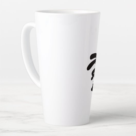 Oswald heeft gevreesd: existentiële crisis latte mok (Linkerhoek)