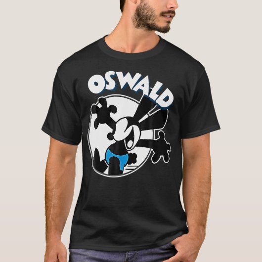 Oswald The Lucky Rabbit  Cartoon 1927 T-shirt (Voorkant)