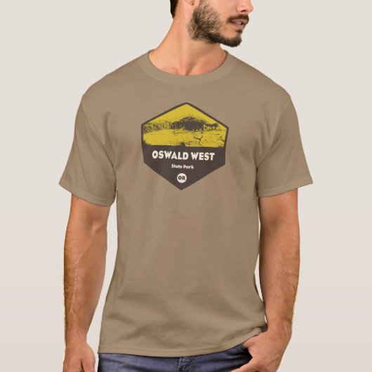 Oswald West State Park Oregon T-shirt (Voorkant)