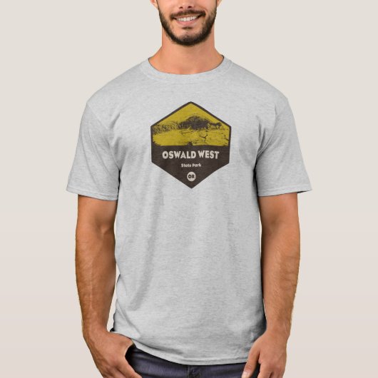 Oswald West State Park Oregon T-shirt (Voorkant)