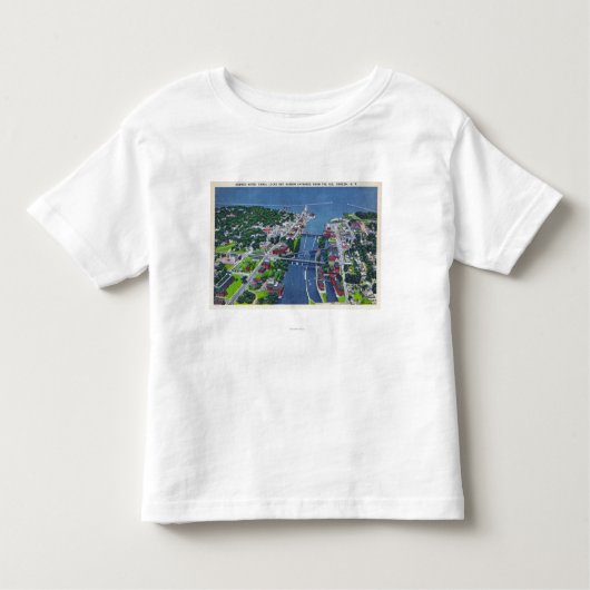 Oswego River, Locks, Harbour Entrance Kinder Shirts (Voorkant)