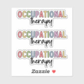OT Beroepstherapie | Beroepstherapist Sticker (Vel)