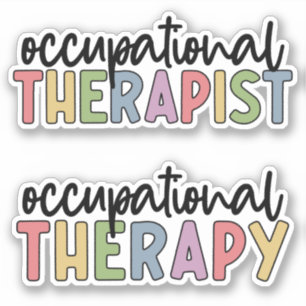 OT Beroepstherapie en Beroepstherapie Sticker