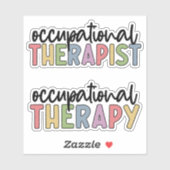 OT Beroepstherapie en Beroepstherapie Sticker (Vel)