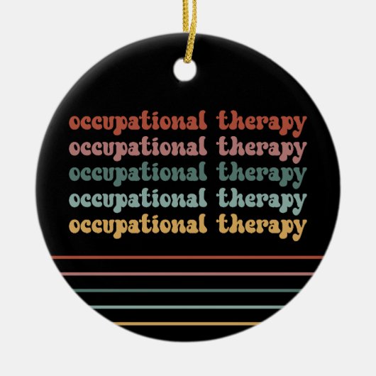 OT: Beroepstherapie-retrant-school-student Keramisch Ornament (Voorkant)