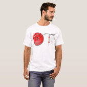 OT Button en Zipper T-shirt (Voorkant volledig)