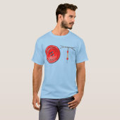 OT Button en Zipper T-shirt (Voorkant volledig)